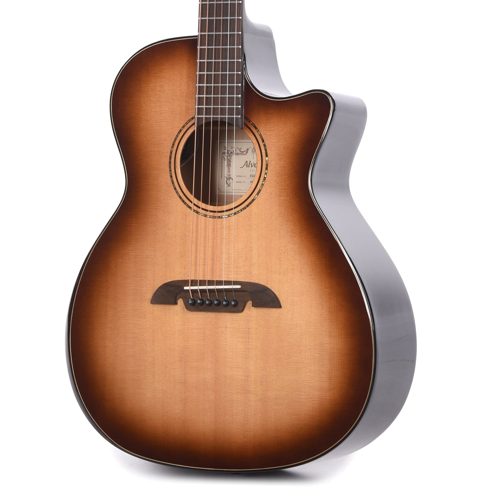 Alvarez AGFM80CEARSHB Artist Elite Acoustic Guitar Shadowburst Gloss Acoustic Guitars / OM and Auditorium
