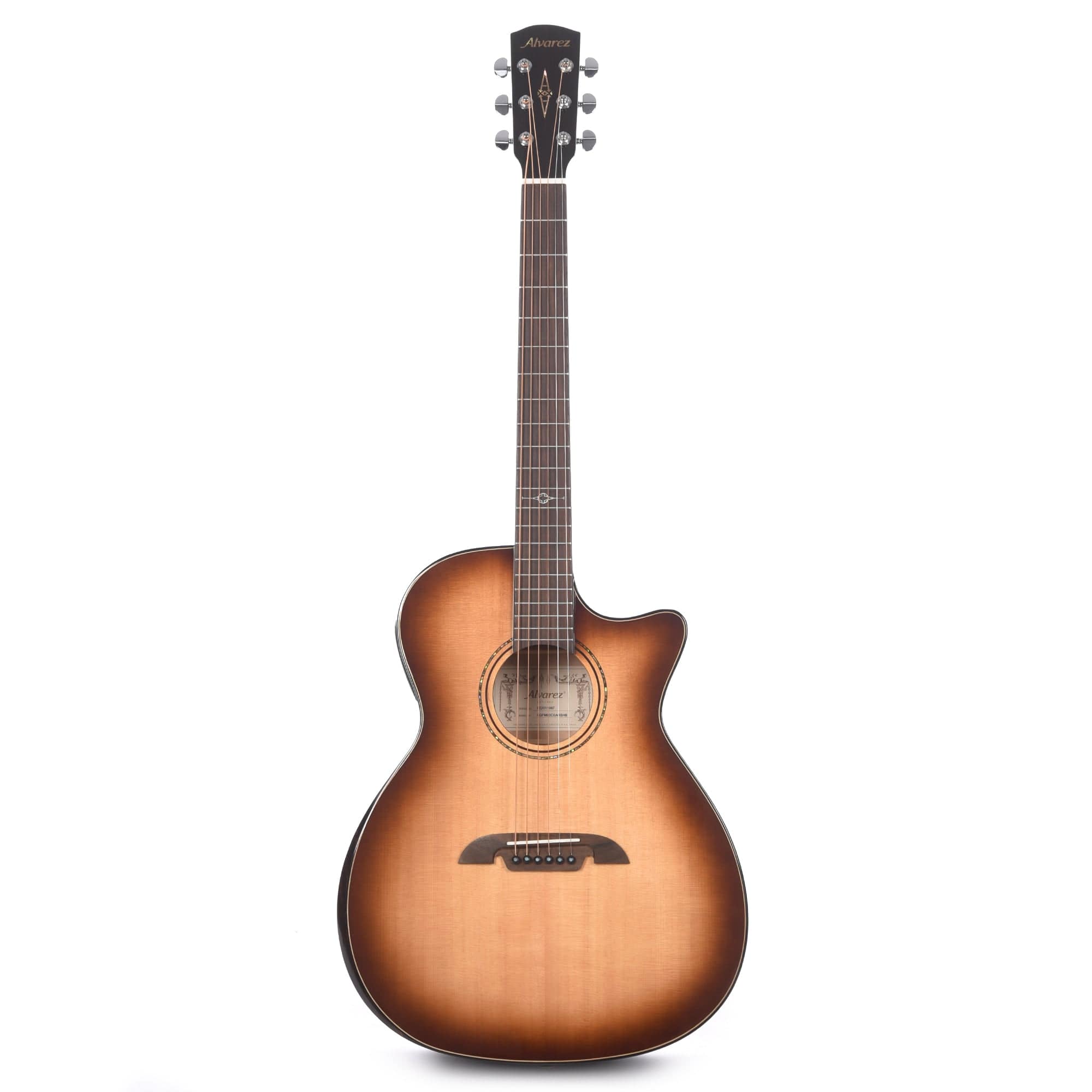 Alvarez AGFM80CEARSHB Artist Elite Acoustic Guitar Shadowburst Gloss Acoustic Guitars / OM and Auditorium