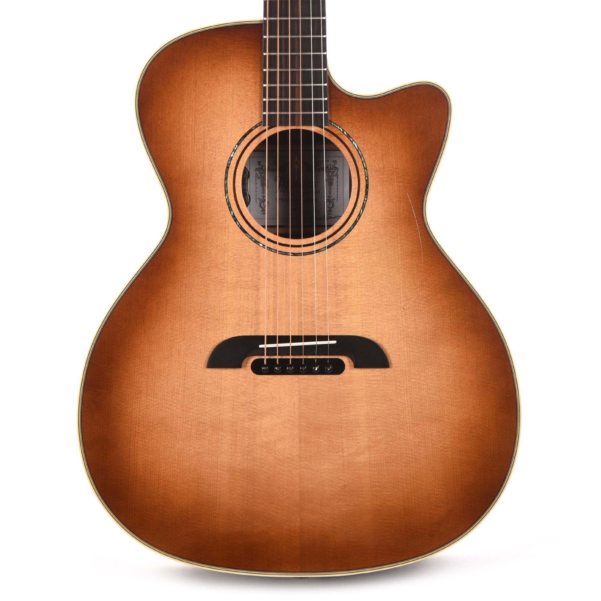 Alvarez GYM70ce Yairi Masterworks Grand Auditorium Solid AAA Sitka Spruce/Solid East Indian Rosewood Shadowburst Acoustic Guitars / OM and Auditorium