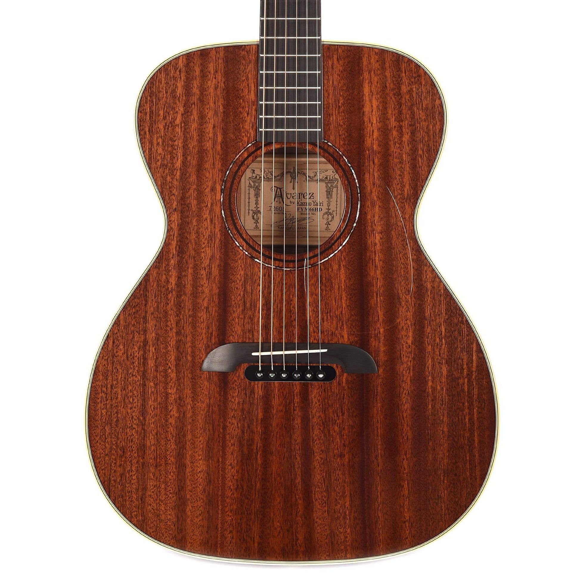 Alvarez Yairi Honduran Series Folk Natural Gloss Acoustic Guitars / OM and Auditorium