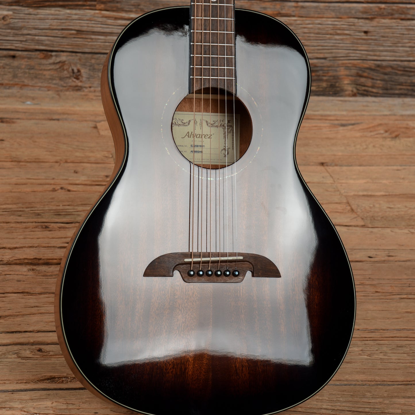 Alvarez AP66SHB Shadow Burst 2022 Acoustic Guitars / Parlor
