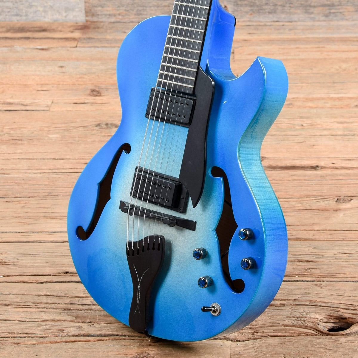 American Archtop Legend Custom Blue Burst 2003 Electric Guitars / Hollow Body