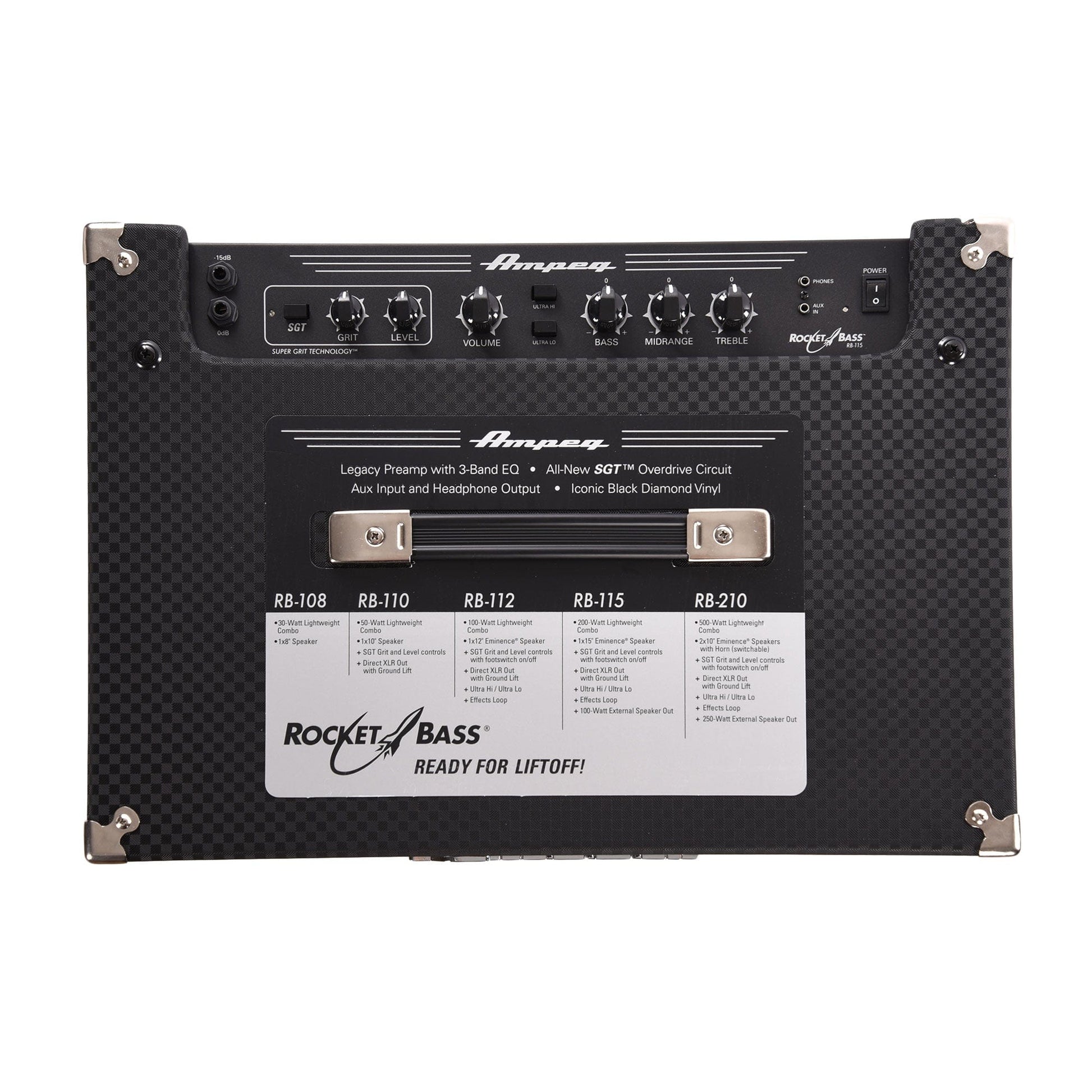 Ampeg Rocket Bass RB-115 200W 1x15" Bass Combo Amp USED Amps / Bass Combos