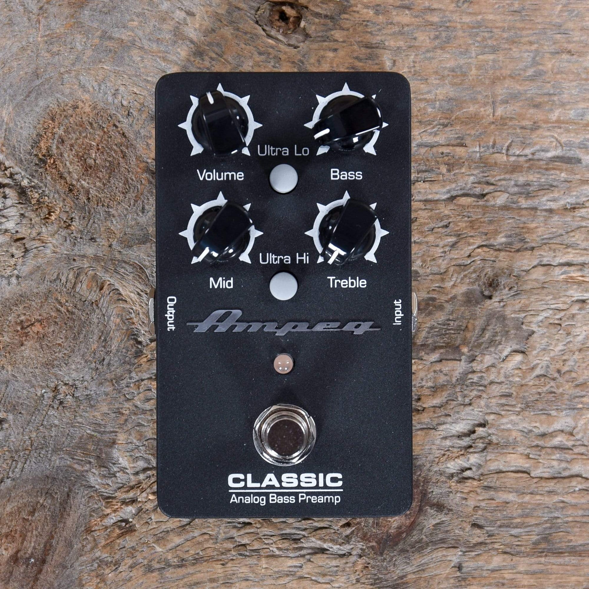 ampeg classic analog bass preamp pedal Ampeg Classic Analog Bass Preamp Pedal – Chicago Music Exchange