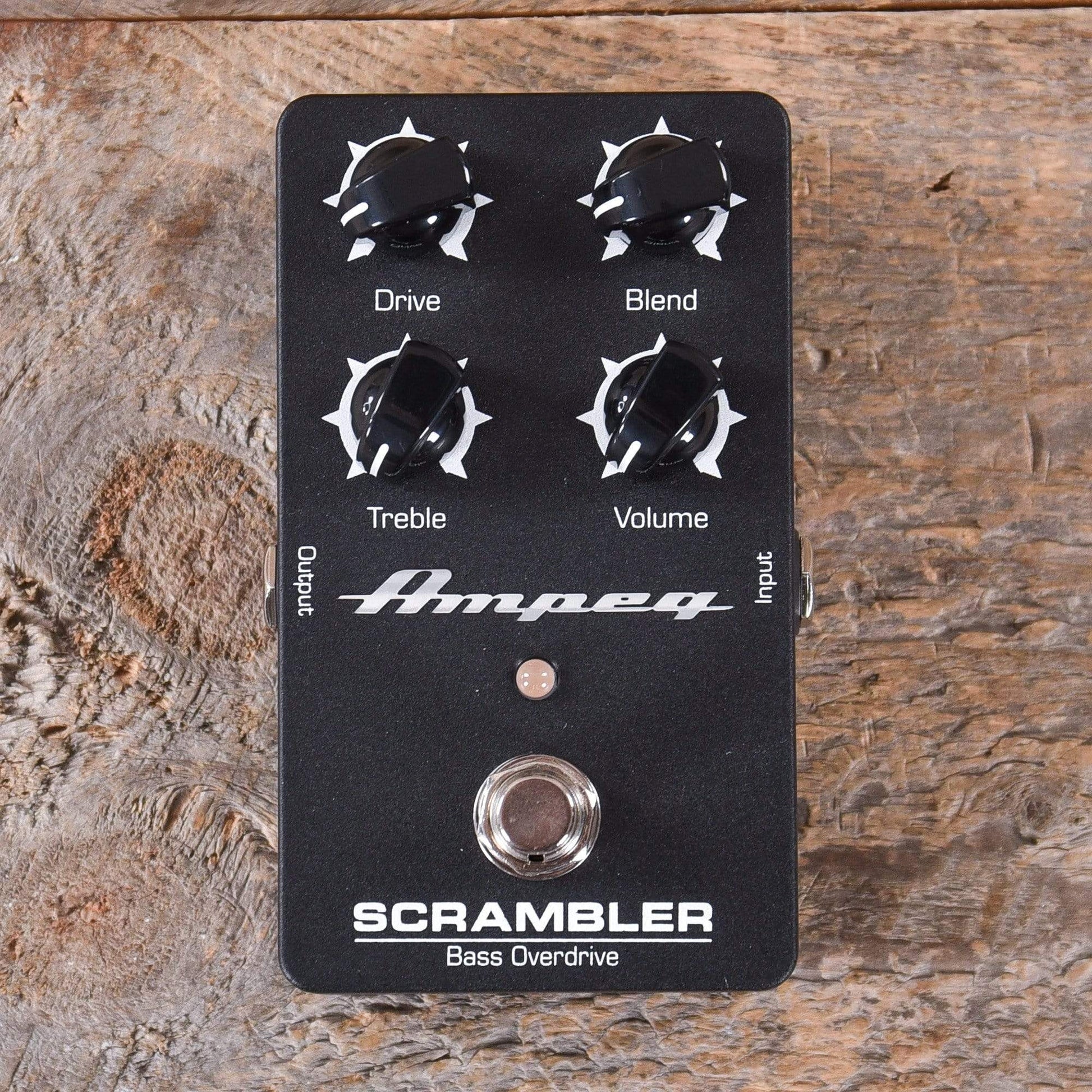 ampeg scrambler pedal Ampeg Scrambler Bass Overdrive Pedal
