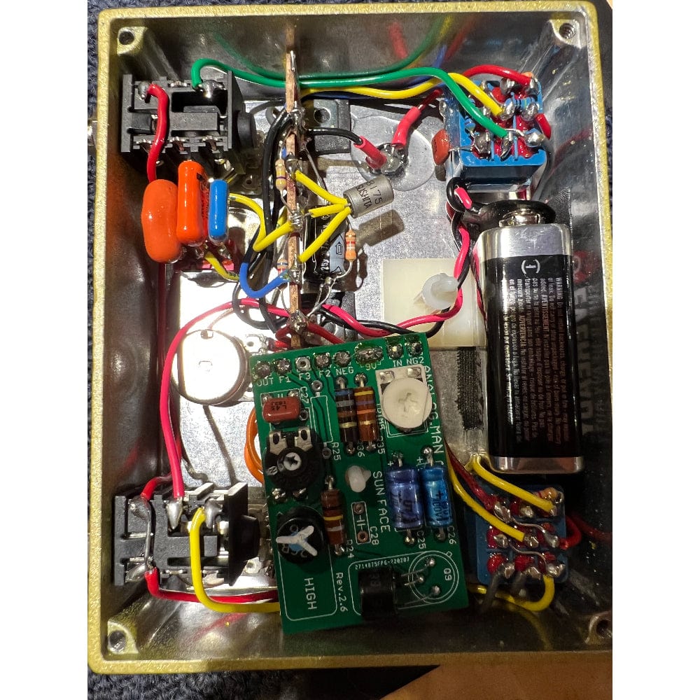 sunlion pedal Analogman Sun Lion Fuzz Booster Pedal