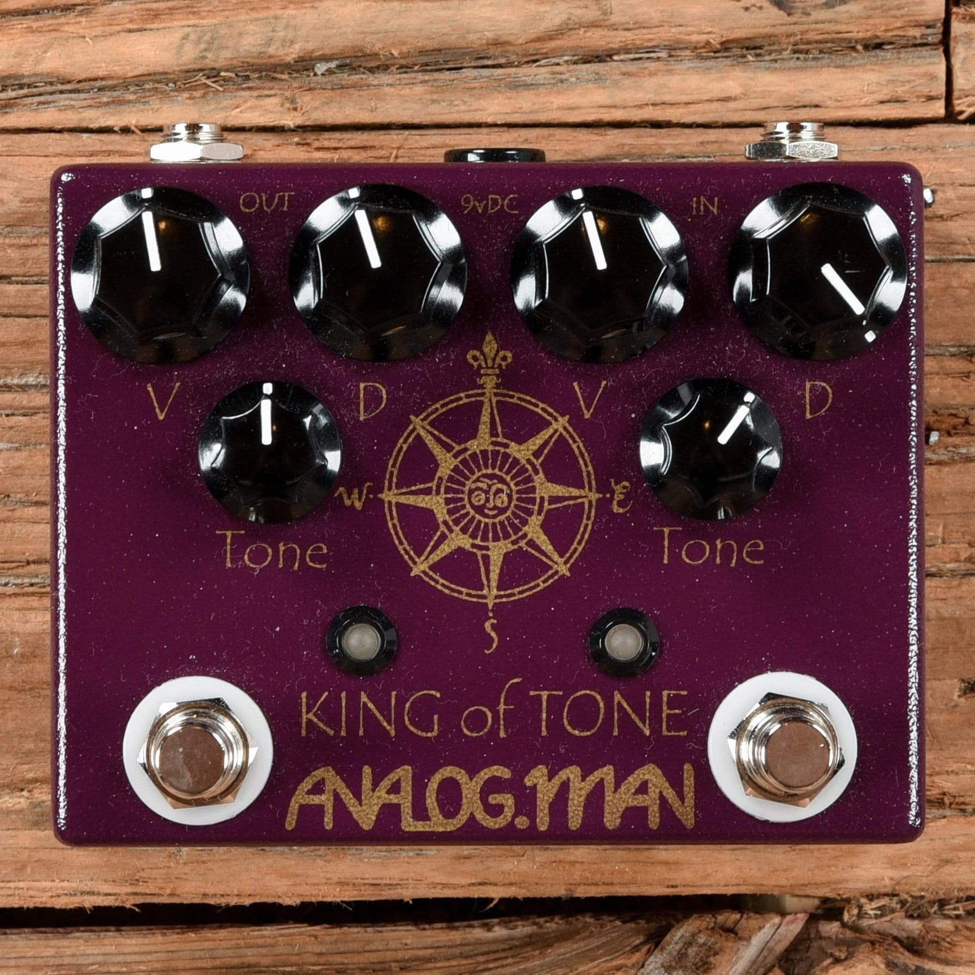 Analogman King of Tone V4 with Both Side High Gain Option Effects and Pedals / Overdrive and Boost