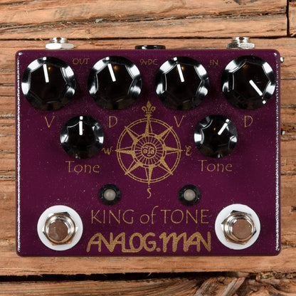 Analogman King of Tone V4 with Both Side High Gain Option Effects and Pedals / Overdrive and Boost