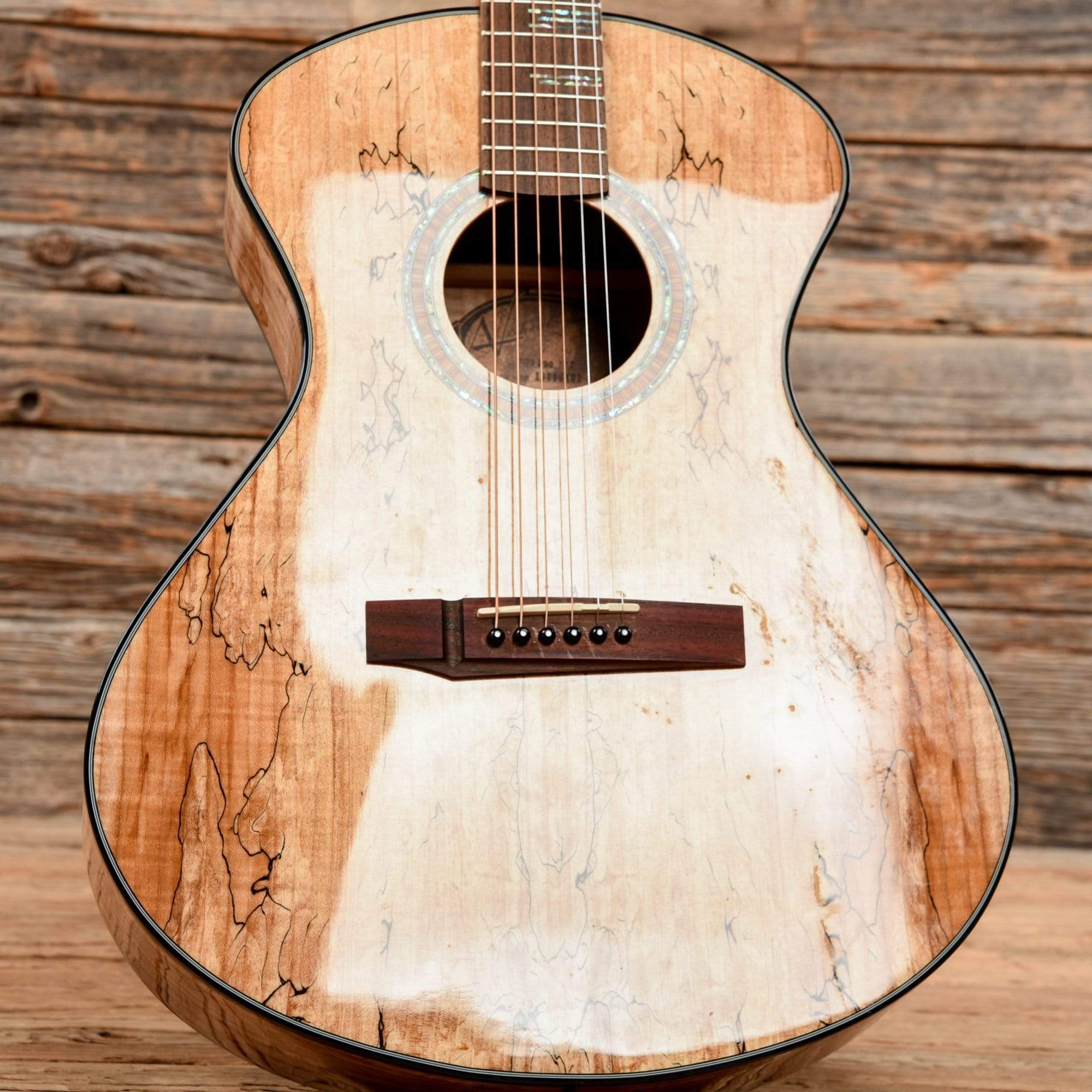 Andrew White Guitars EOS 2S0 Spalted Maple Natural 2019 Acoustic Guitars / Concert