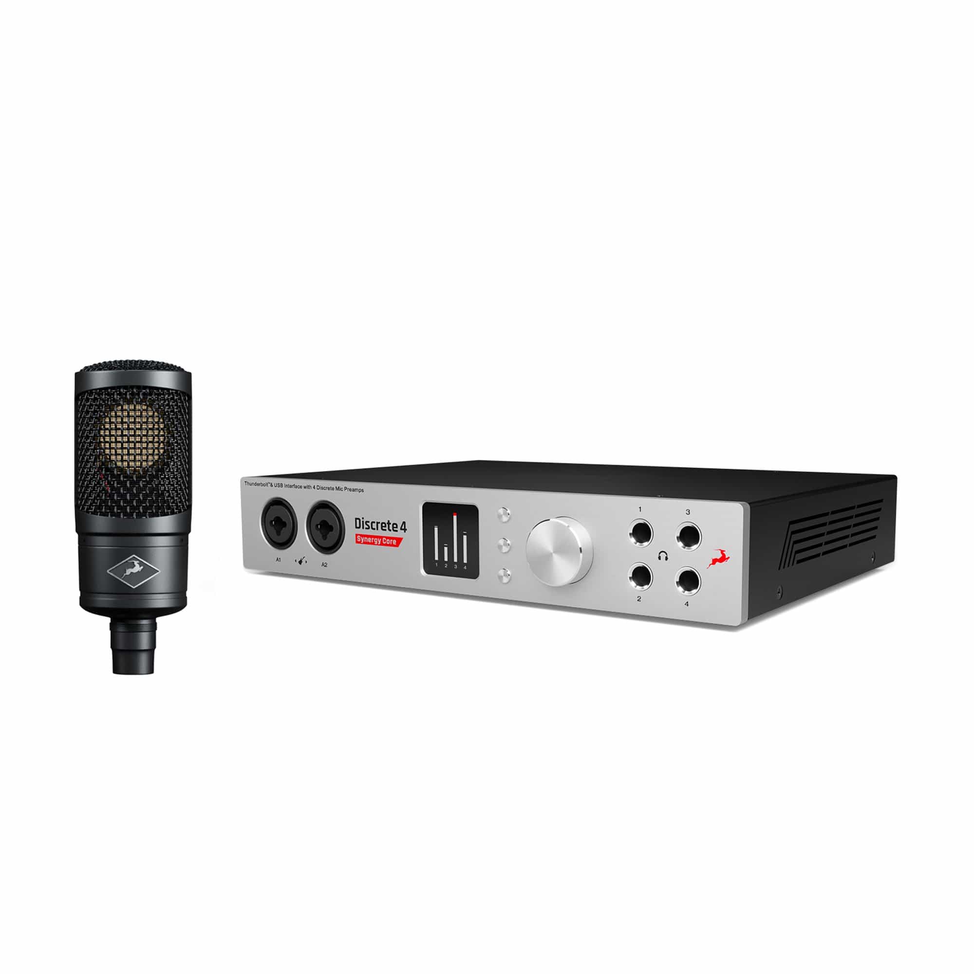 Antelope Audio Discrete 4 Synergy Core Interface w/ Free Edge Solo Mic ...