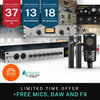 Antelope Audio Discrete 8 Pro Synergy Core 8x14 Studio TB 3 & USB Audio Interface w/ 2 Free Edge Note Microphones and a Free Edge Solo Microphone Pro Audio / Interfaces
