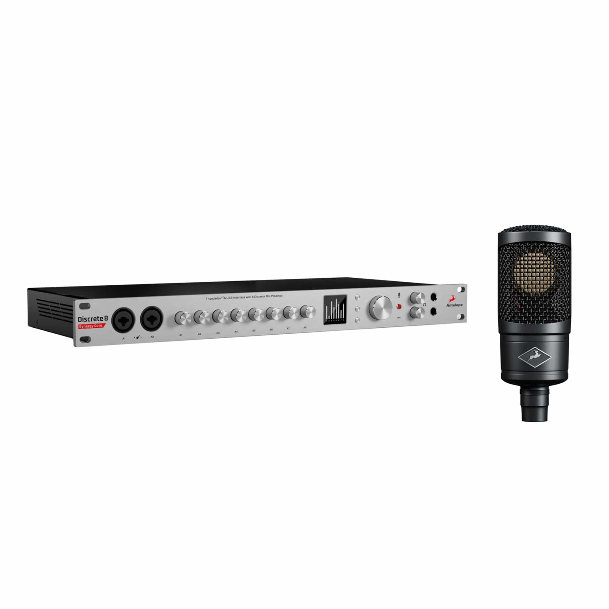 Antelope Audio Discrete 8 Synergy Core Interface w/ Free Edge Solo Mic ...