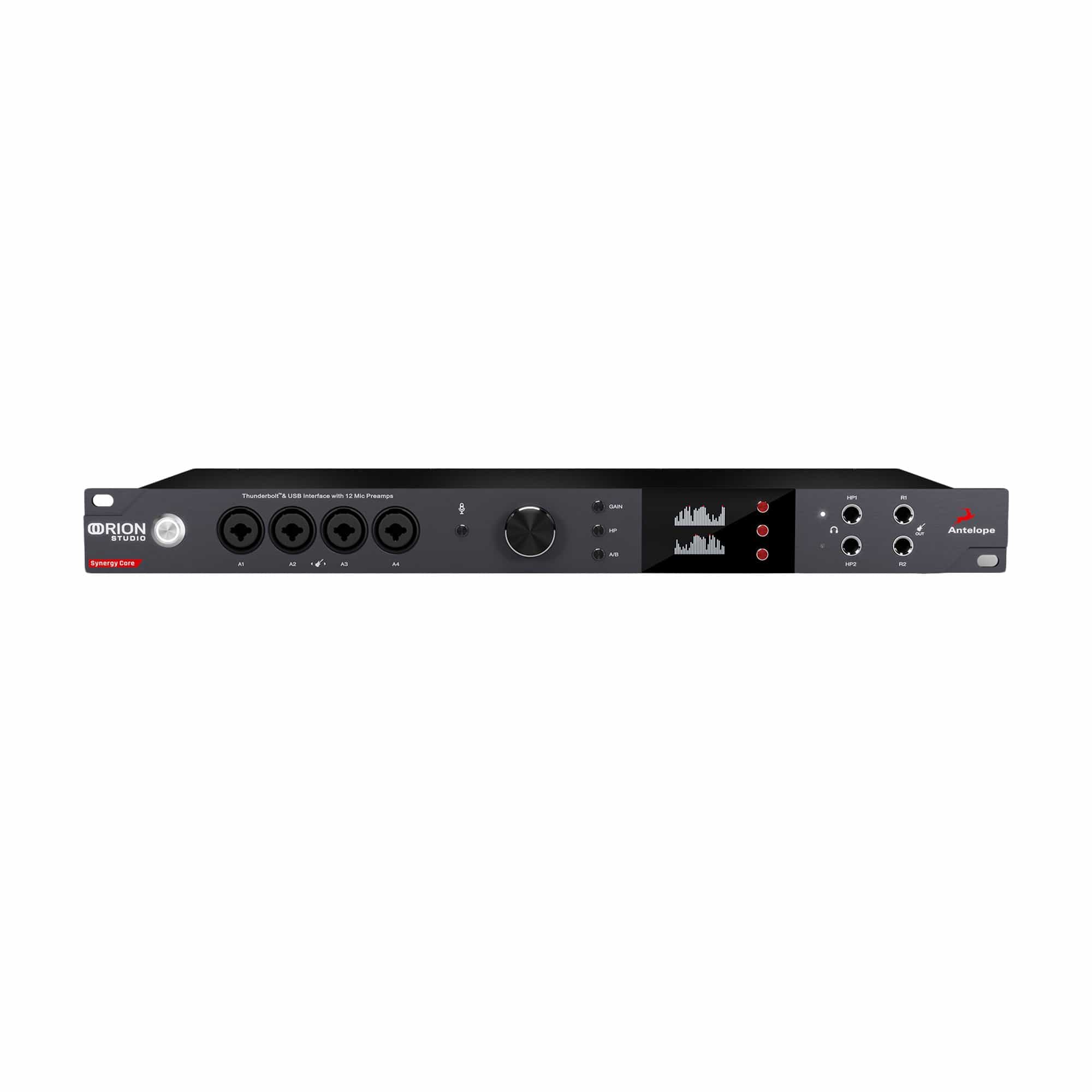 Antelope Audio Orion Studio Synergy Core Audio Interface w/FREE Edge Duo Dual Capsule Large Diaphragm 48v Powered Modeling Mic Bundle Pro Audio / Interfaces