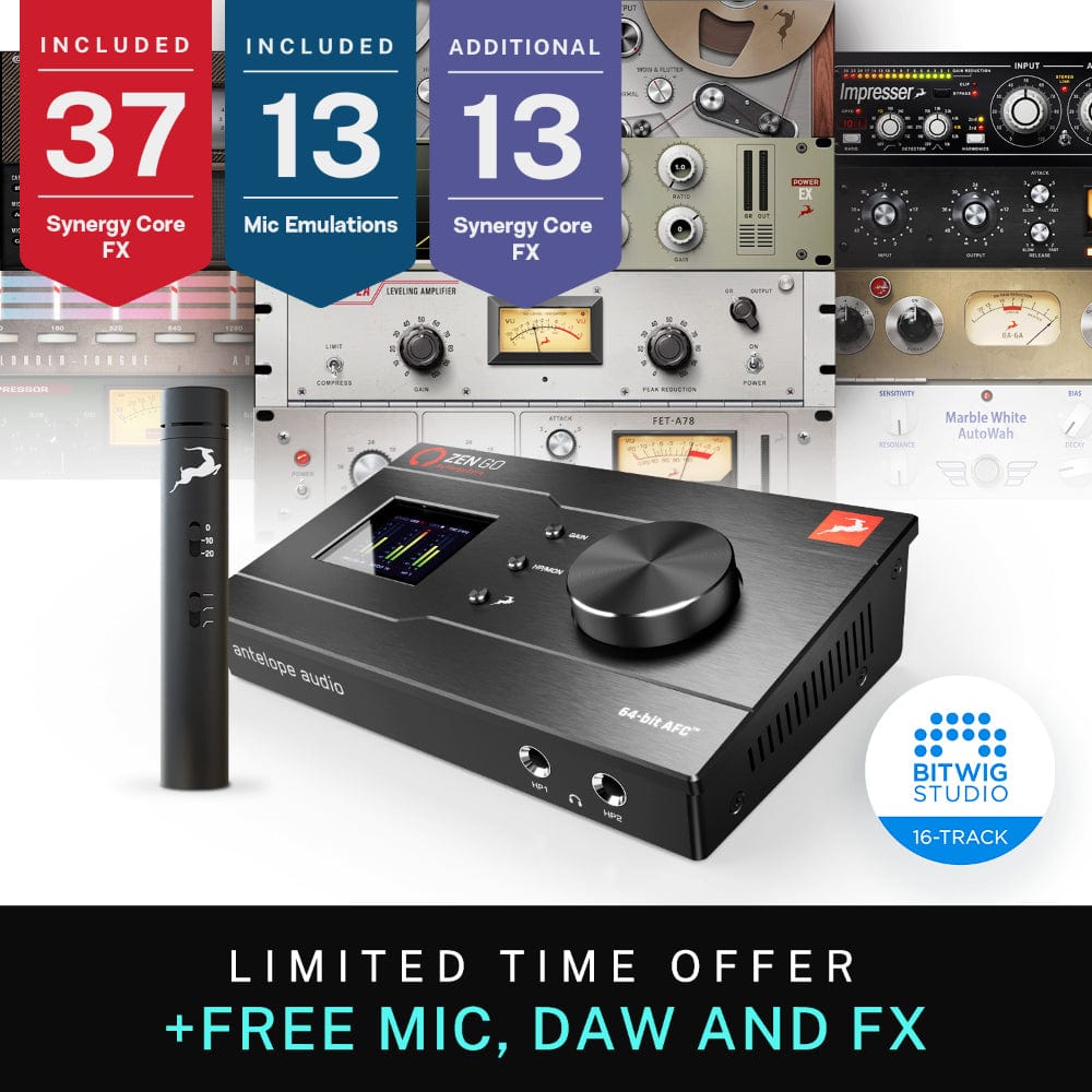 Antelope Audio Zen Go Synergy Core 4x8 Bus-Powered USB-C Audio Interfa ...