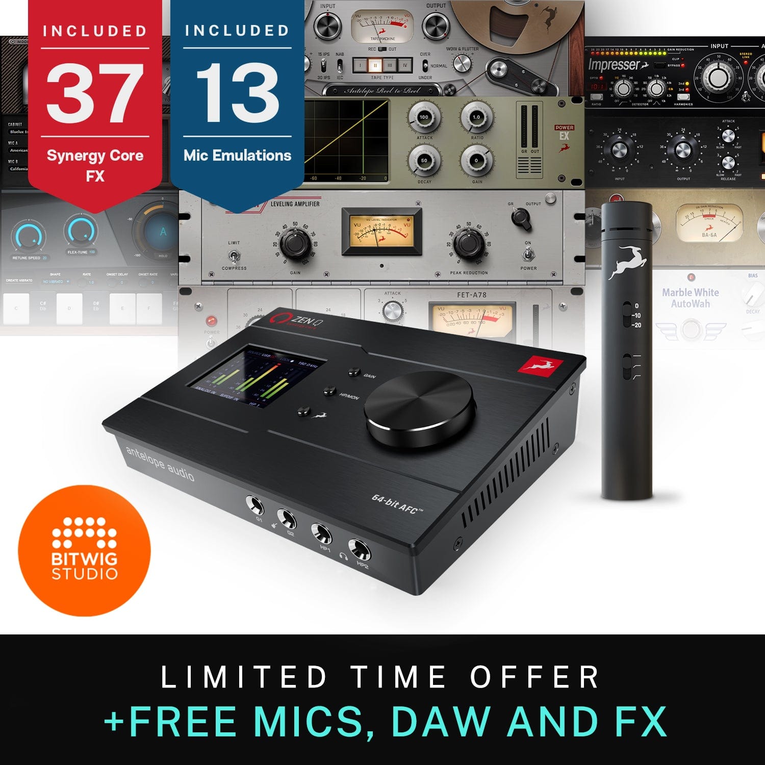 Antelope Audio Interface Free Plugin Offer – Chicago Music Exchange