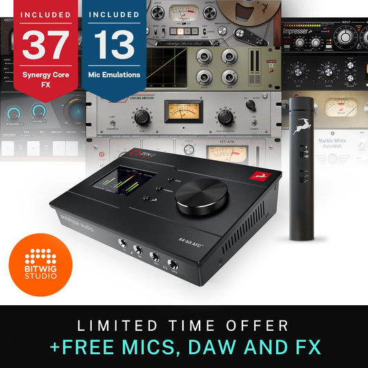 Antelope Audio Zen Q Synergy Core Thunderbolt 3 Audio Interface w/ Free Edge Note Microphone Pro Audio / Interfaces