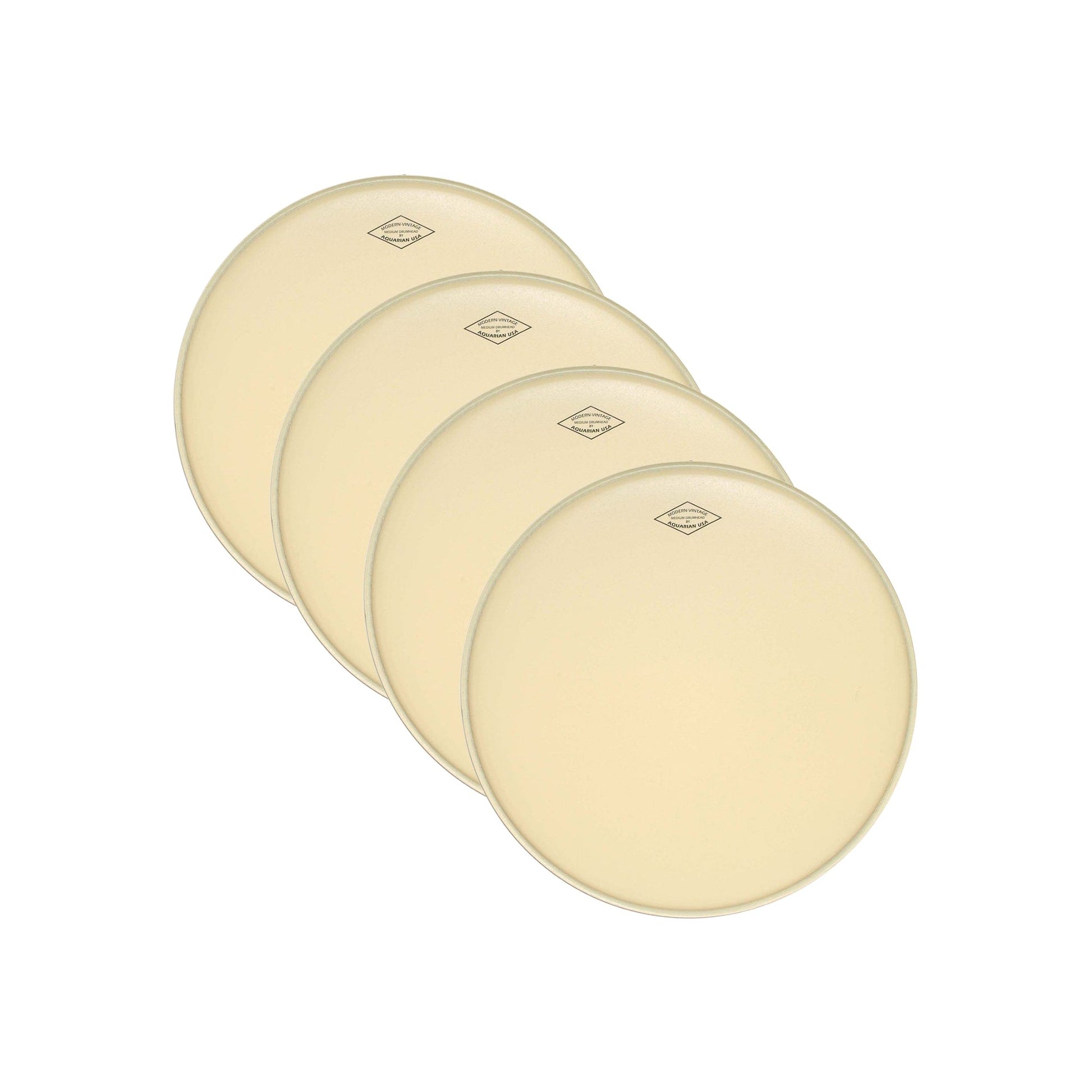 Aquarian 10" Modern Vintage Medium Drumhead (4 Pack Bundle) Drums and Percussion / Parts and Accessories / Heads