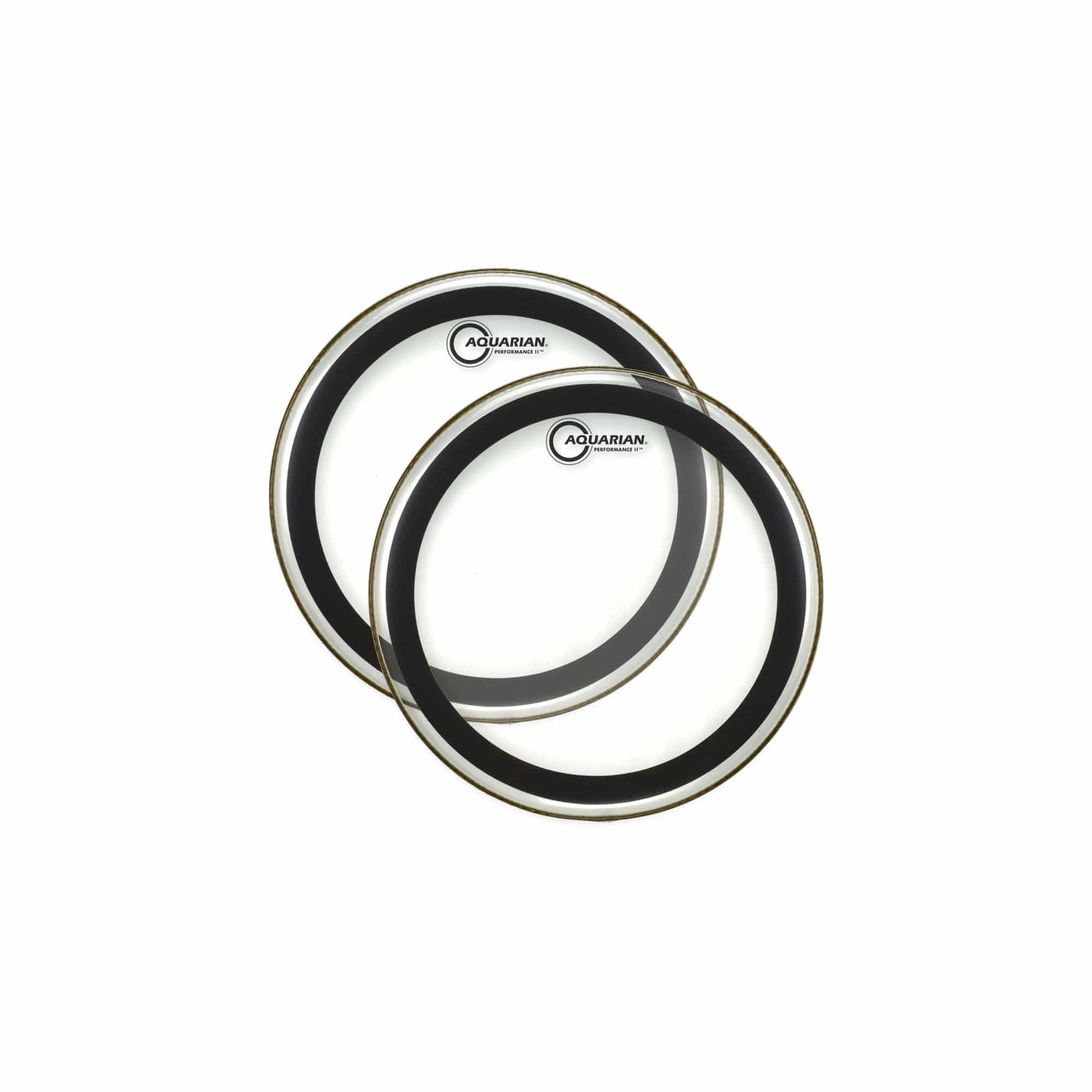 Aquarian 10" Performance II Clear Drumhead (2 Pack Bundle) Drums and Percussion / Parts and Accessories / Heads