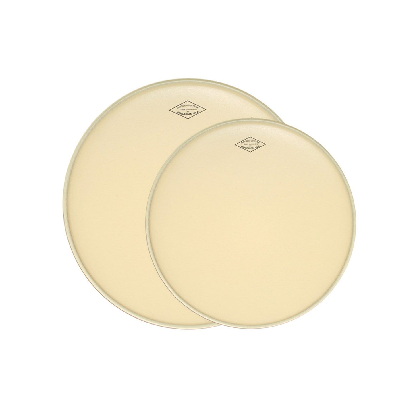 Aquarian 12/14" Modern Vintage Thin Drumhead (2 Pack Bundle) Drums and Percussion / Parts and Accessories / Heads