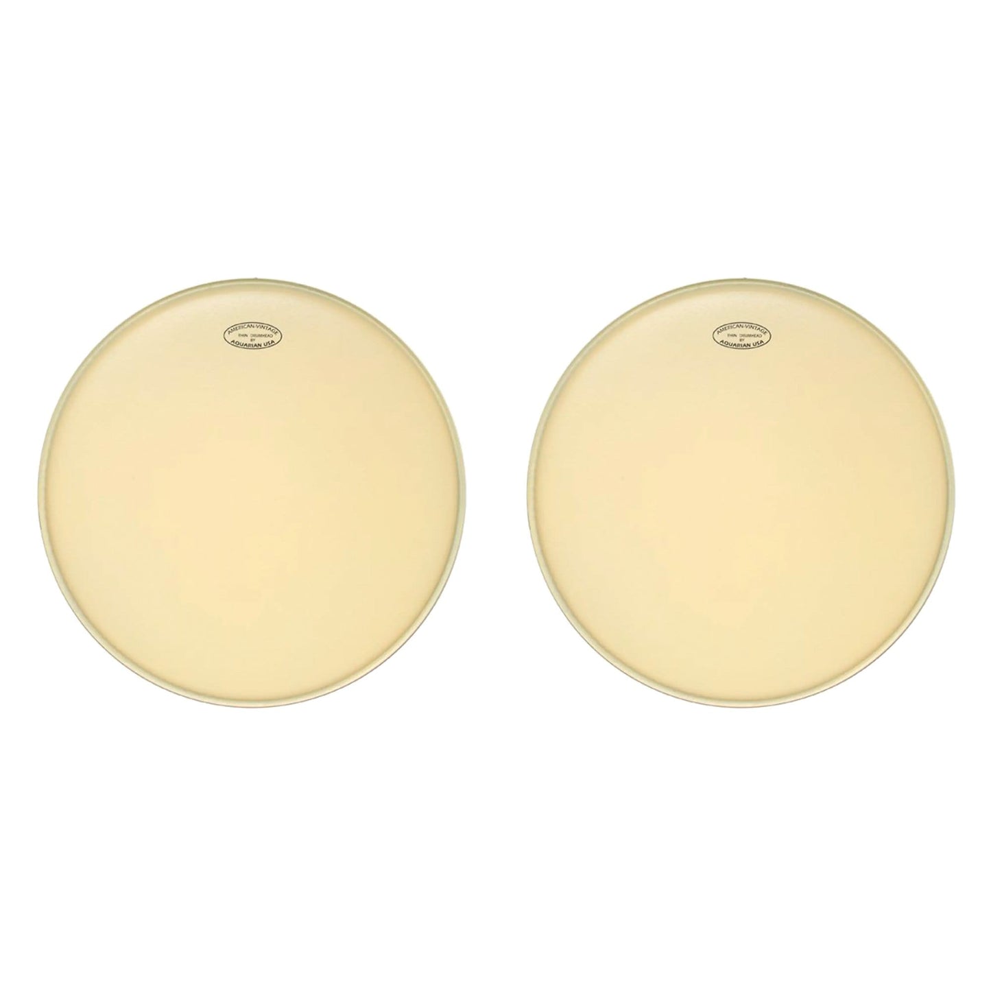 Aquarian 12" American Vintage Thin Drumhead (2 Pack Bundle) Drums and Percussion / Parts and Accessories / Heads