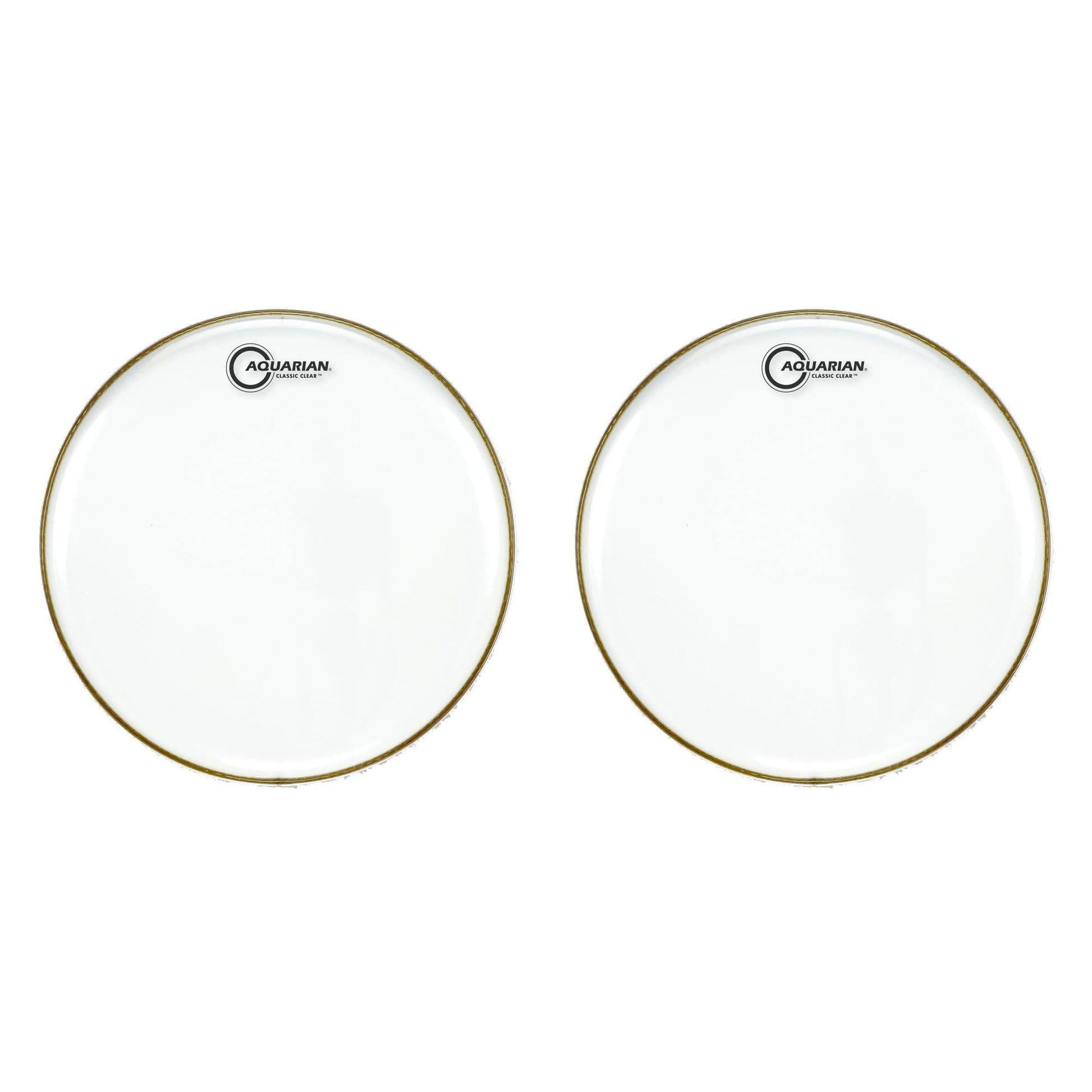 Aquarian 12" Classic Clear Drumhead (2 Pack Bundle) Drums and Percussion / Parts and Accessories / Heads