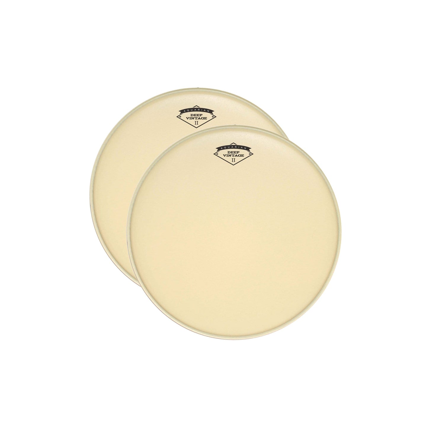 Aquarian 12" Deep Vintage II Batter Head (2 Pack Bundle) Drums and Percussion / Parts and Accessories / Heads