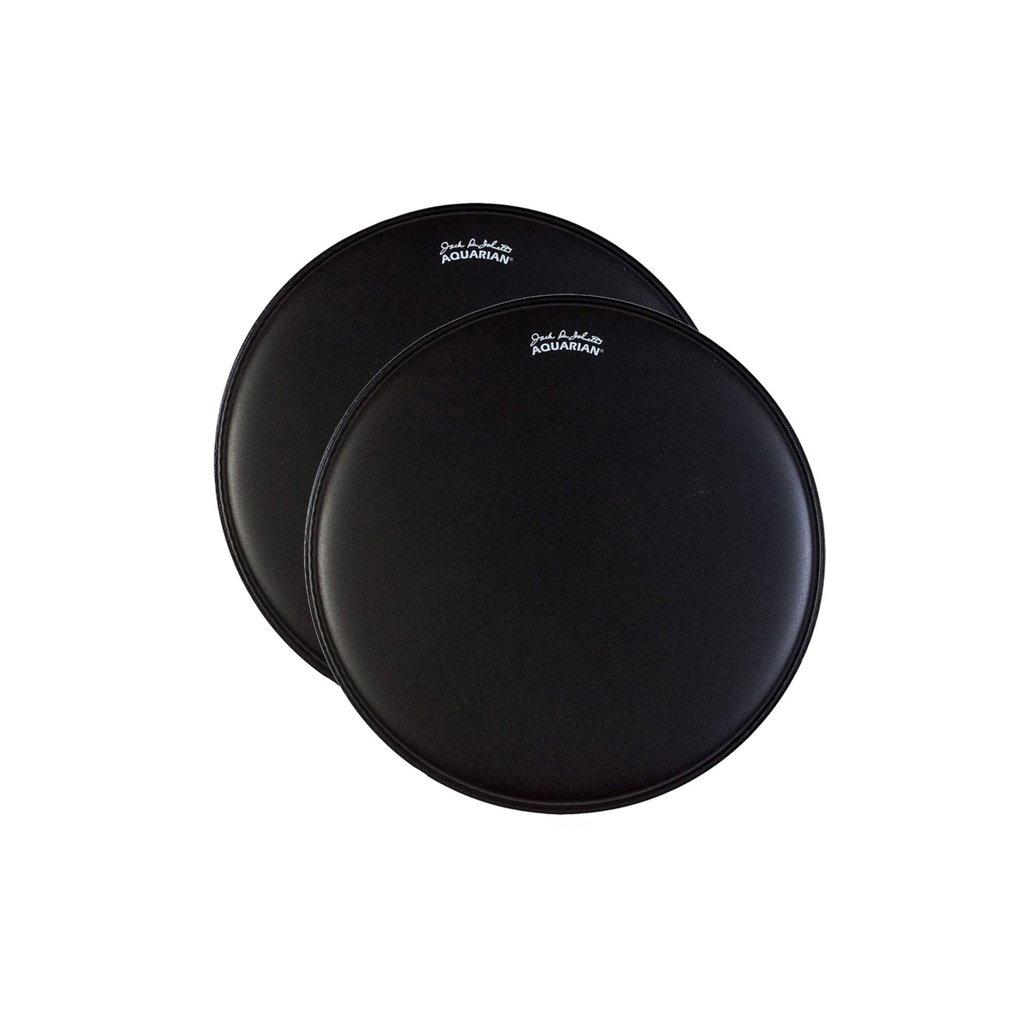 Aquarian 12" Jack DeJohnette Black Drumhead (2 Pack Bundle) Drums and Percussion / Parts and Accessories / Heads