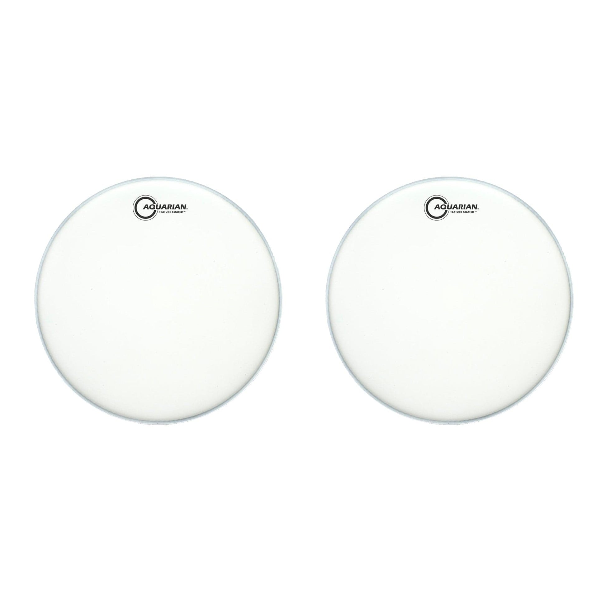 Aquarian 12" White Texture Coated Batter Drumhead (2 Pack Bundle) Drums and Percussion / Parts and Accessories / Heads