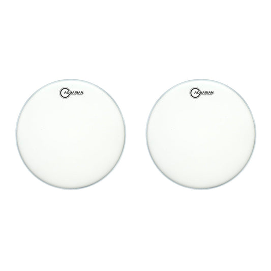 Aquarian 12" White Texture Coated Batter Drumhead (2 Pack Bundle) Drums and Percussion / Parts and Accessories / Heads