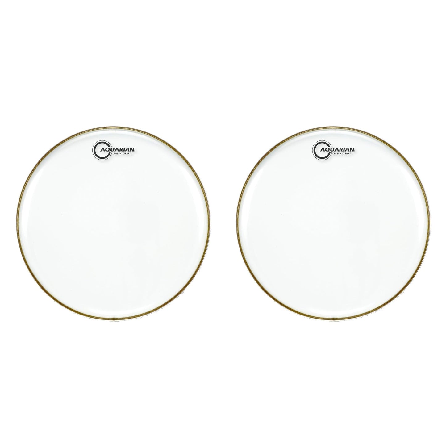 Aquarian 13" Classic Clear Drumhead (2 Pack Bundle) Drums and Percussion / Parts and Accessories / Heads