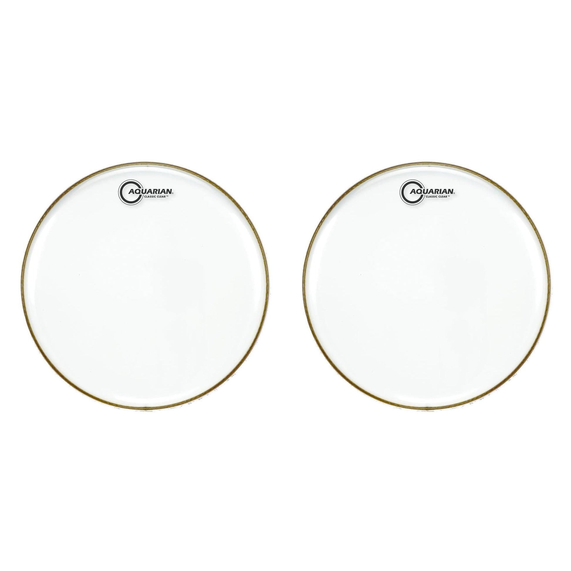 Aquarian 13" Classic Clear Drumhead (2 Pack Bundle) Drums and Percussion / Parts and Accessories / Heads