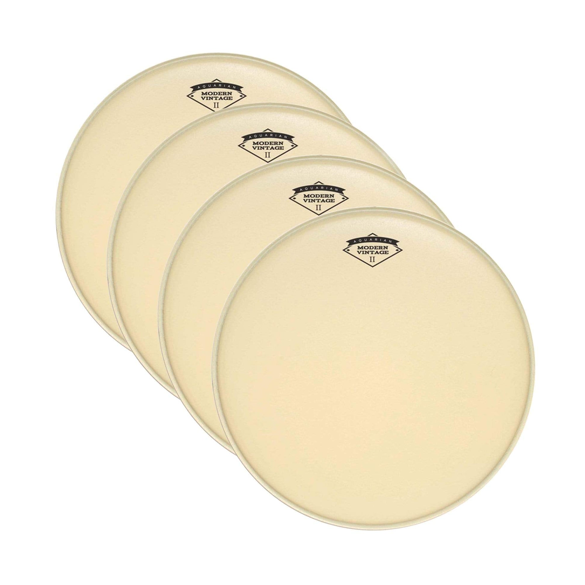 Aquarian 13" Modern Vintage II Batter Drum Head (4 Pack Bundle) Drums and Percussion / Parts and Accessories / Heads
