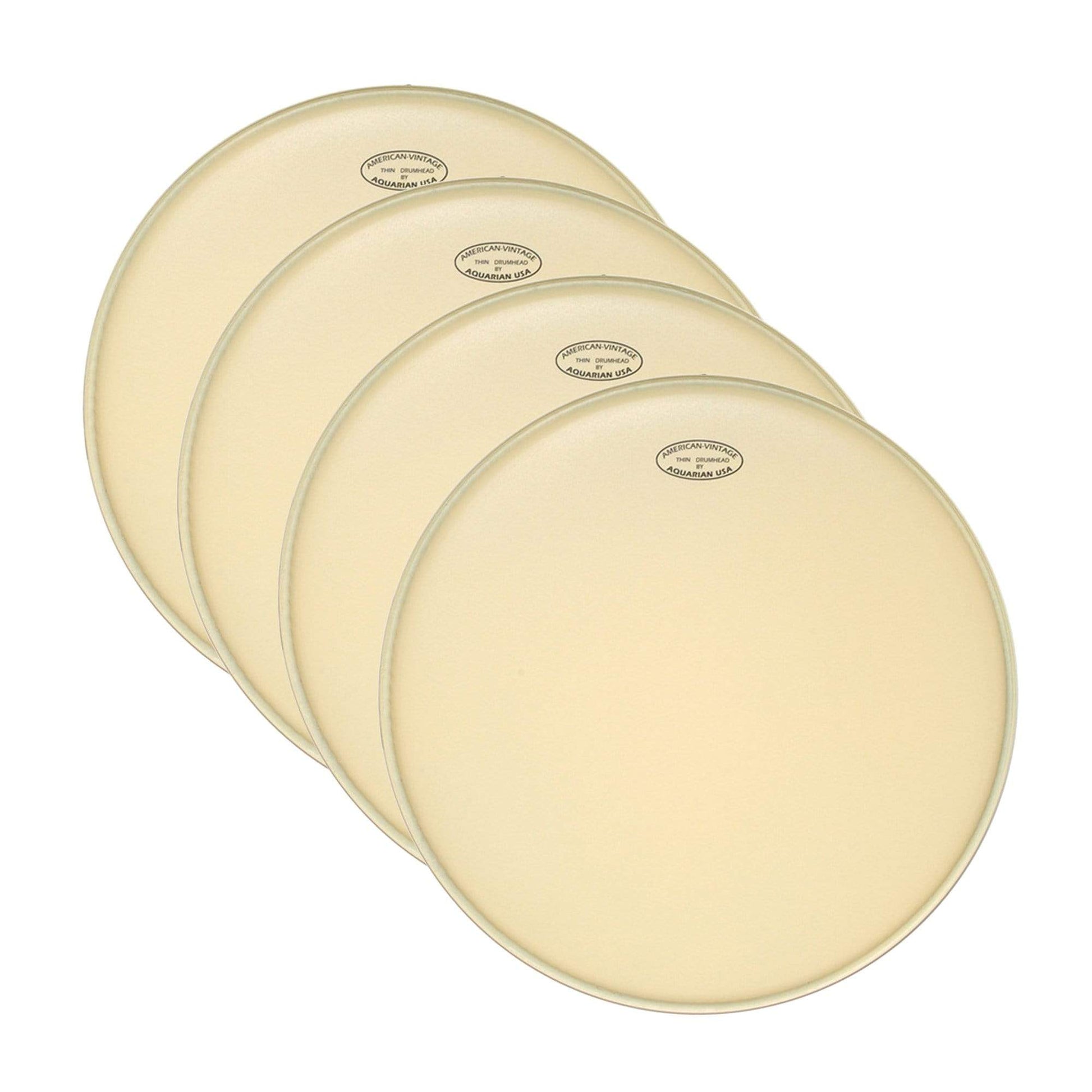 Aquarian 14" American Vintage Thin Drumhead (4 Pack Bundle) Drums and Percussion / Parts and Accessories / Heads