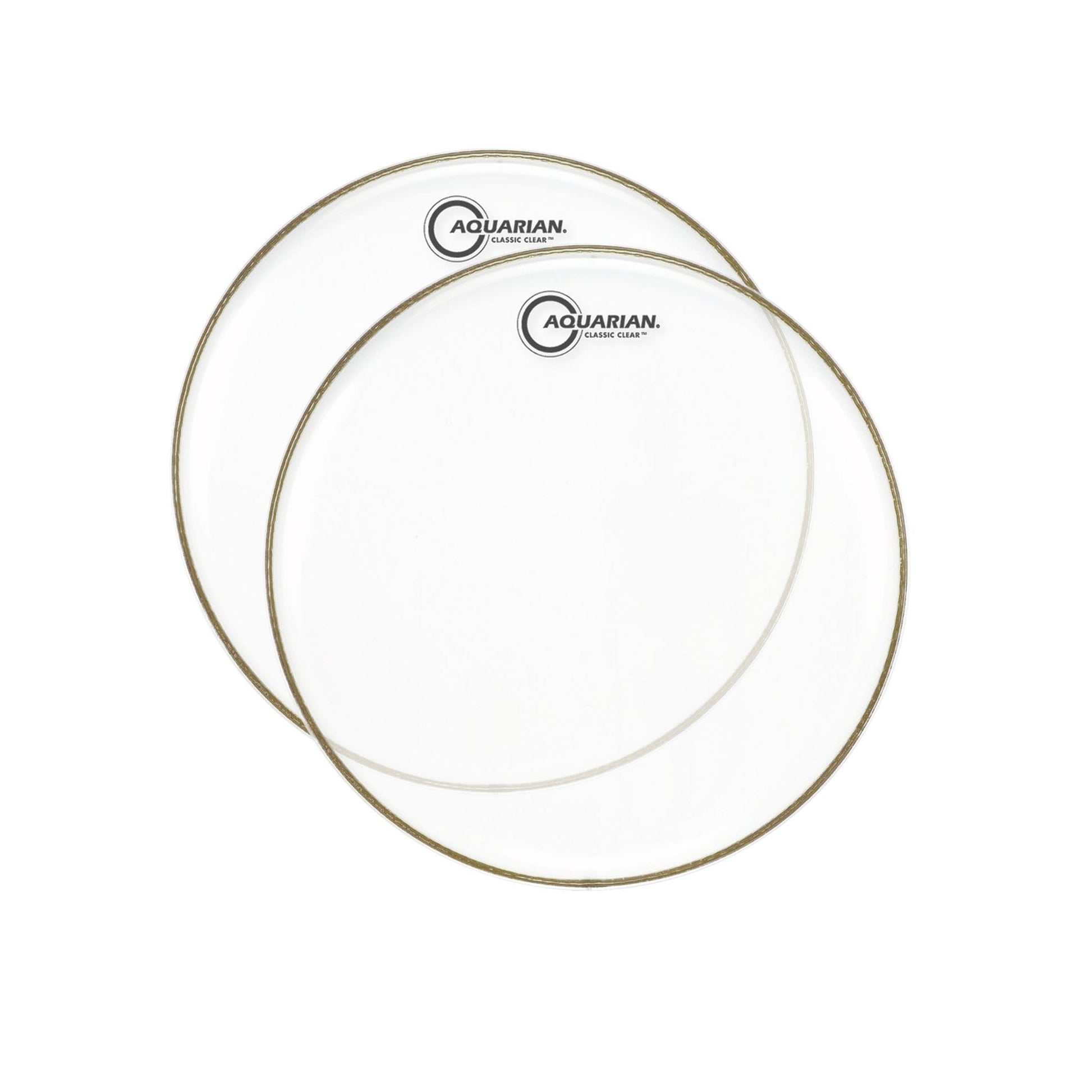 Aquarian 14" Classic Clear Drumhead (2 Pack Bundle) Drums and Percussion / Parts and Accessories / Heads