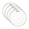Aquarian 14" Classic Clear Drumhead (4 Pack Bundle) Drums and Percussion / Parts and Accessories / Heads