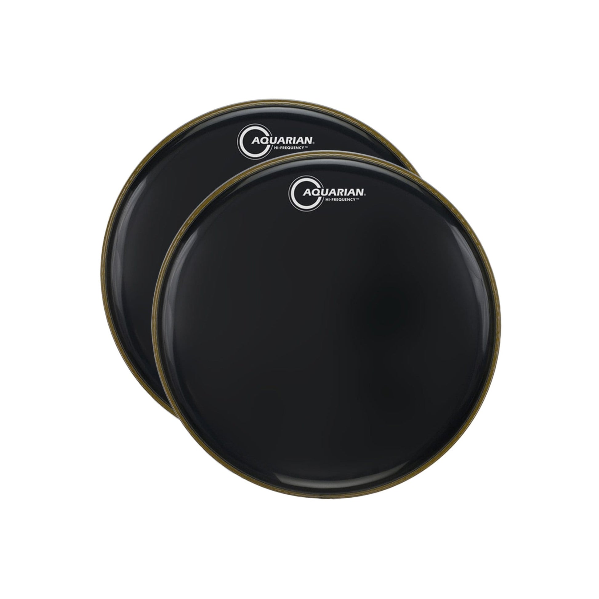 Aquarian 14" Hi-Frequency Drum Head Gloss Black (2 Pack Bundle) Drums and Percussion / Parts and Accessories / Heads
