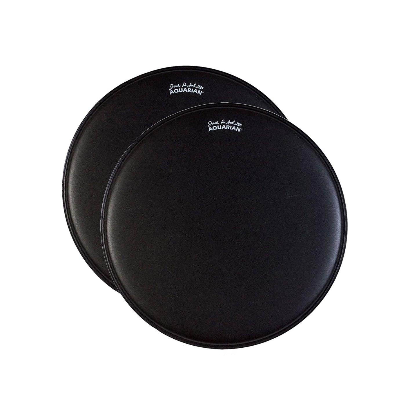 Aquarian 14" Jack DeJohnette Black Drumhead (2 Pack Bundle) Drums and Percussion / Parts and Accessories / Heads