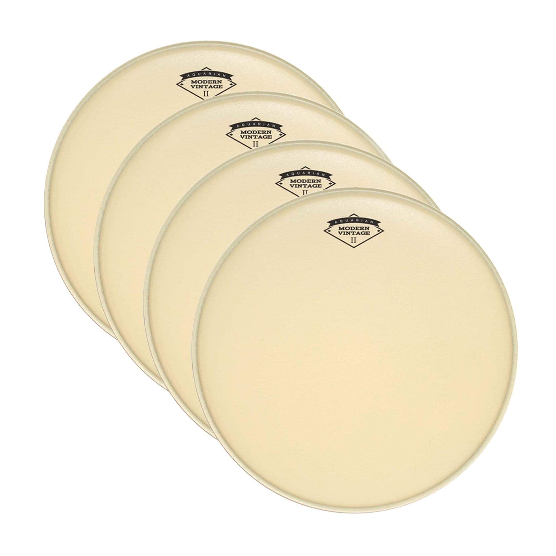 Aquarian 14" Modern Vintage II Batter Drum Head (4 Pack Bundle) Drums and Percussion / Parts and Accessories / Heads