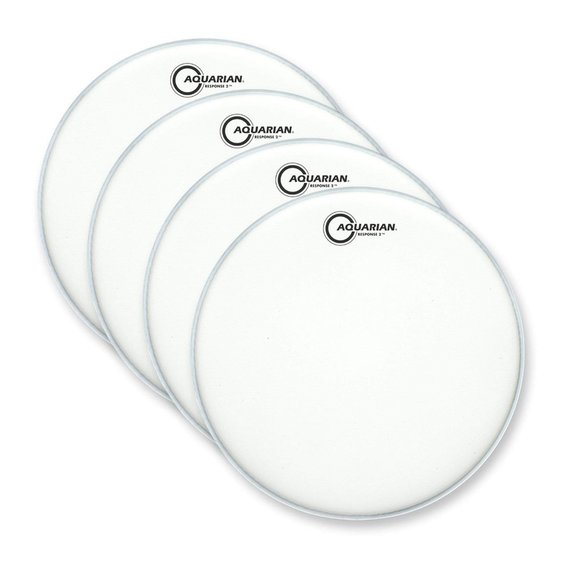 Aquarian 14" Response 2 Coated (4 Pack Bundle) Drums and Percussion / Parts and Accessories / Heads