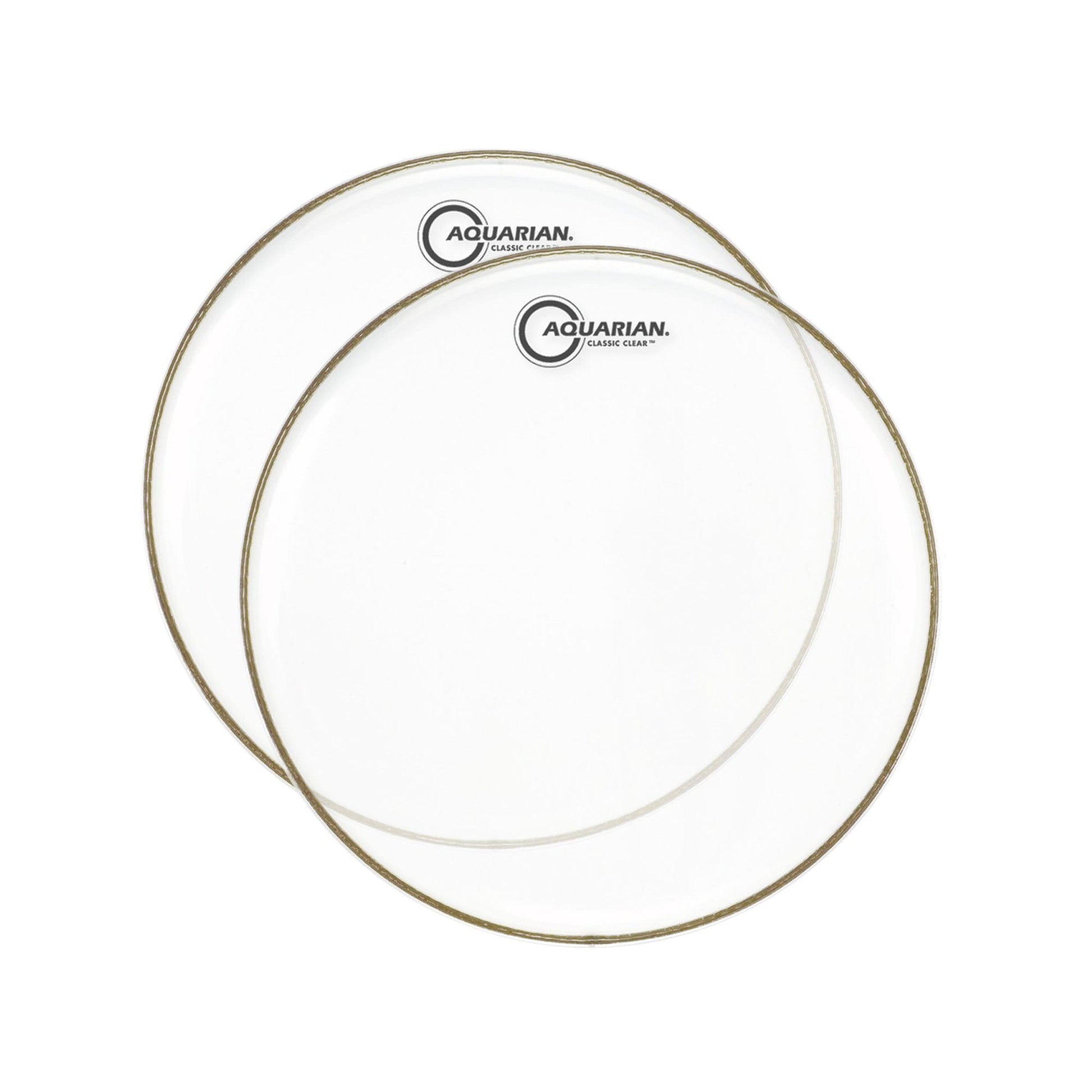 Aquarian 15" Classic Clear Drumhead (2 Pack Bundle) Drums and Percussion / Parts and Accessories / Heads