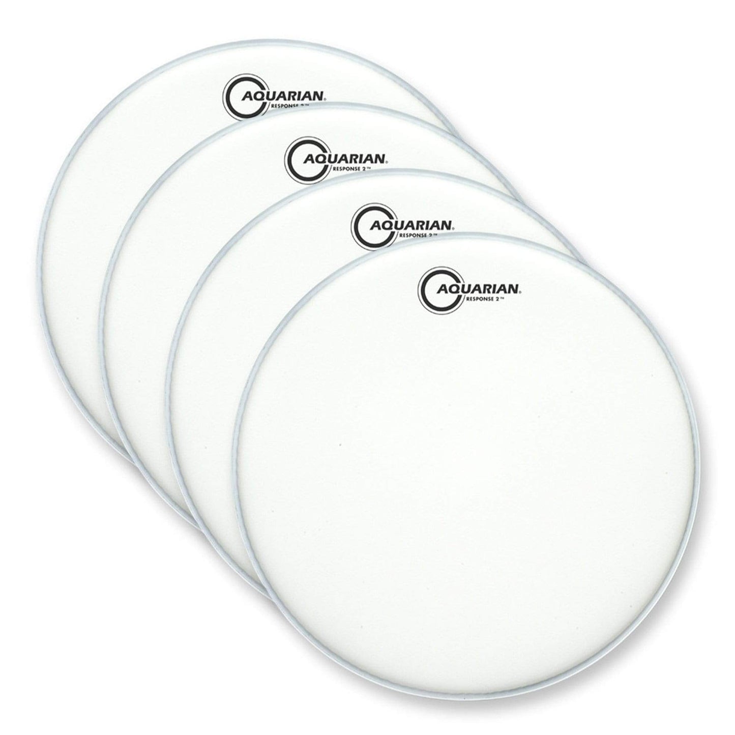 Aquarian 15" Response 2 Coated (4 Pack Bundle) Drums and Percussion / Parts and Accessories / Heads