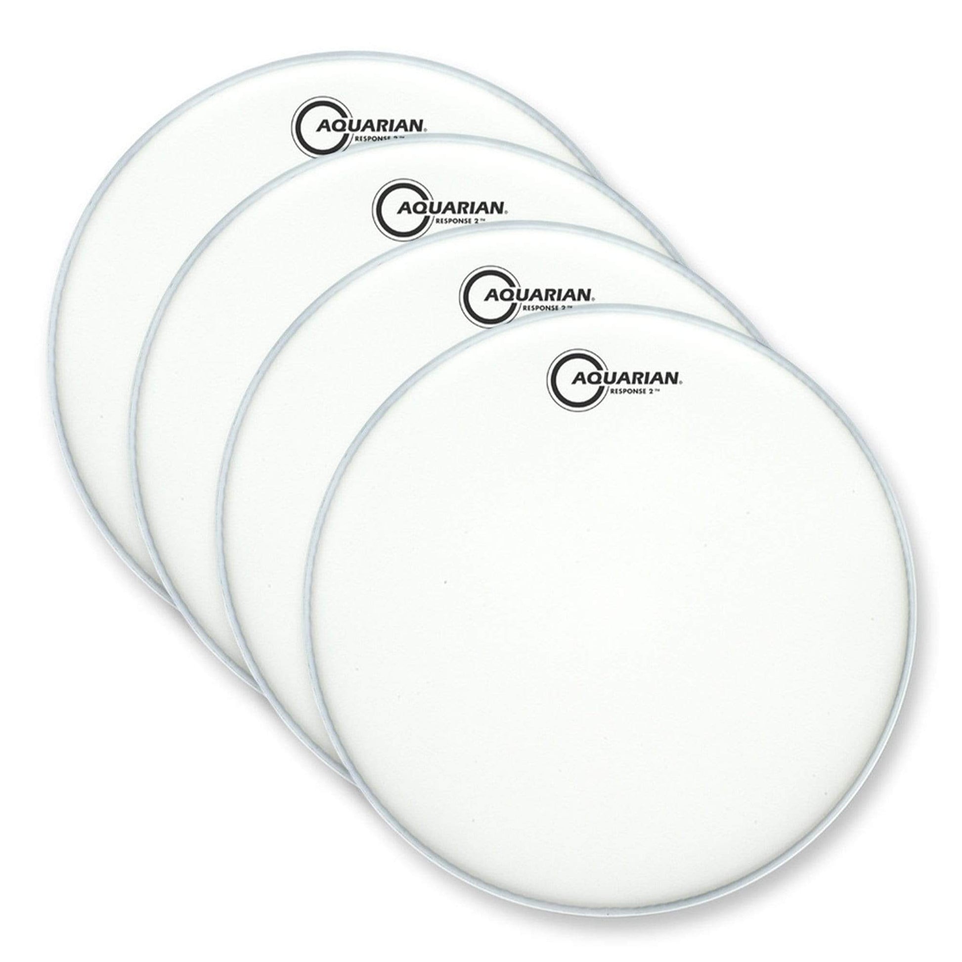 Aquarian 15" Response 2 Coated (4 Pack Bundle) Drums and Percussion / Parts and Accessories / Heads