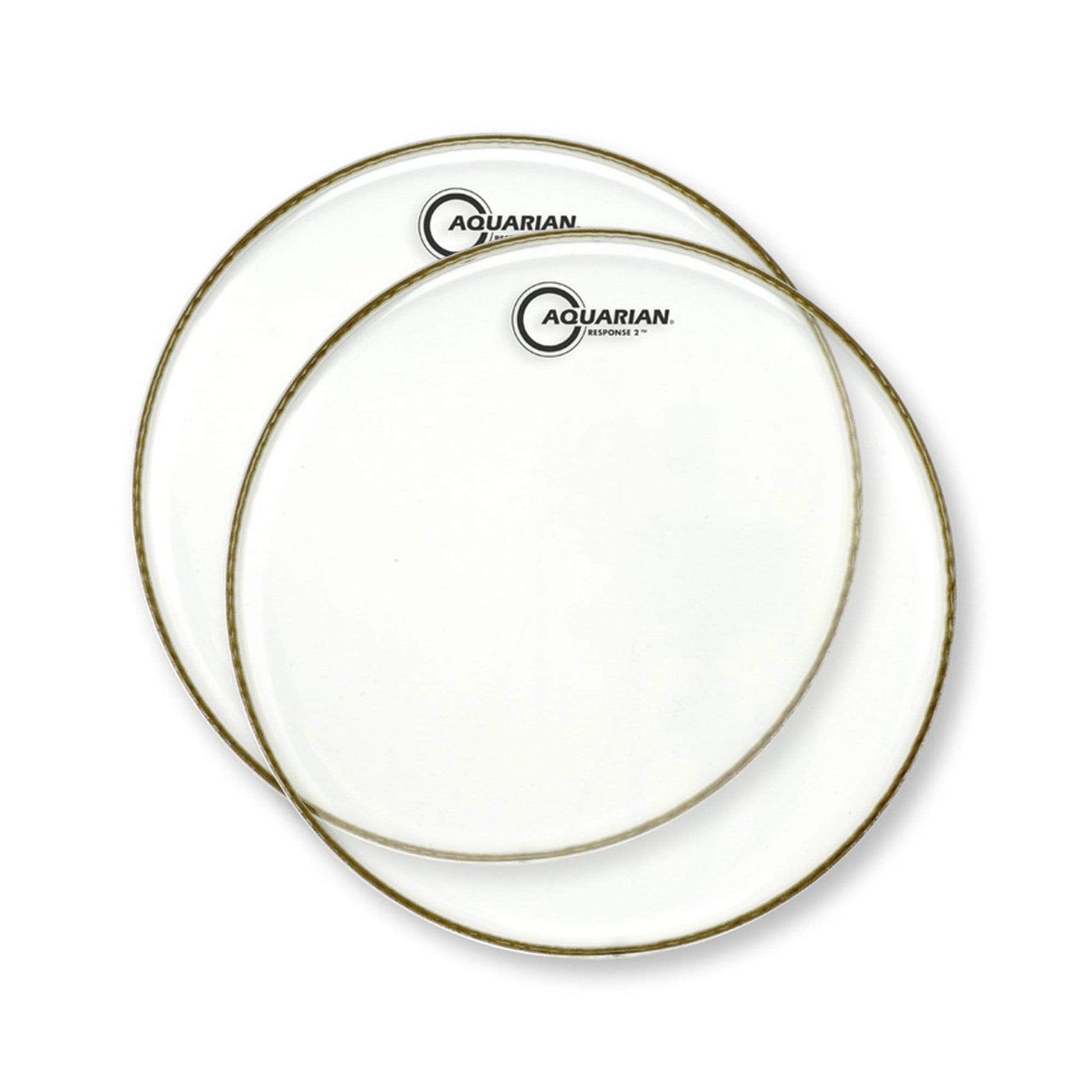 Aquarian 16" Response 2 Clear Batter (2 Pack Bundle) Drums and Percussion / Parts and Accessories / Heads