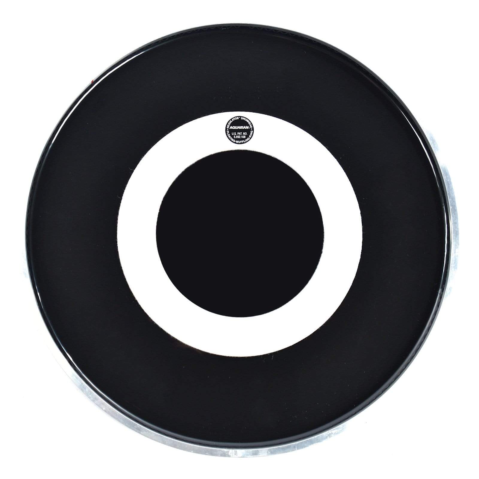 Aquarian 18" Regulator Full Black Drumhead Drums and Percussion / Parts and Accessories / Heads