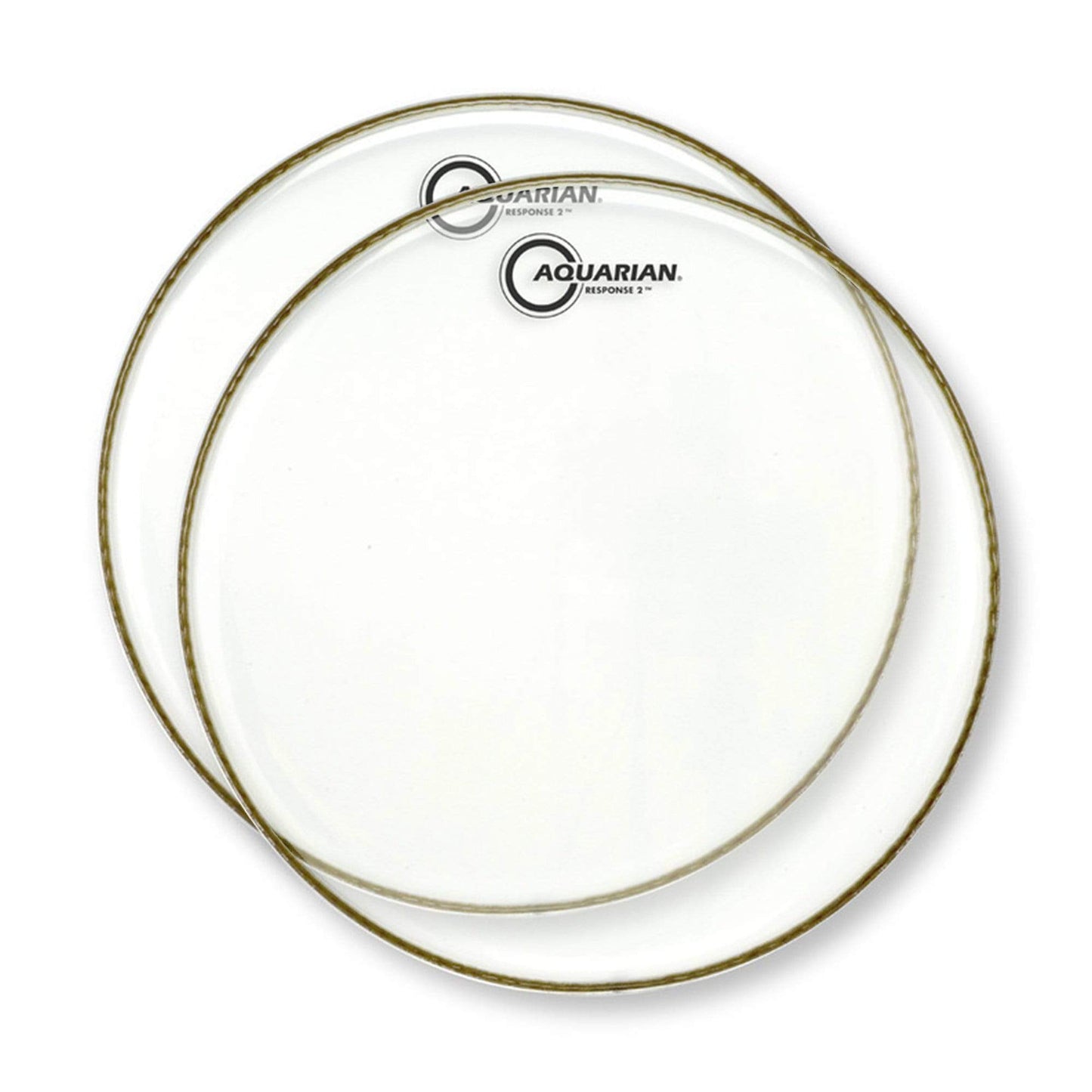 Aquarian 18" Response 2 Clear Batter Head (2 Pack Bundle) Drums and Percussion / Parts and Accessories / Heads