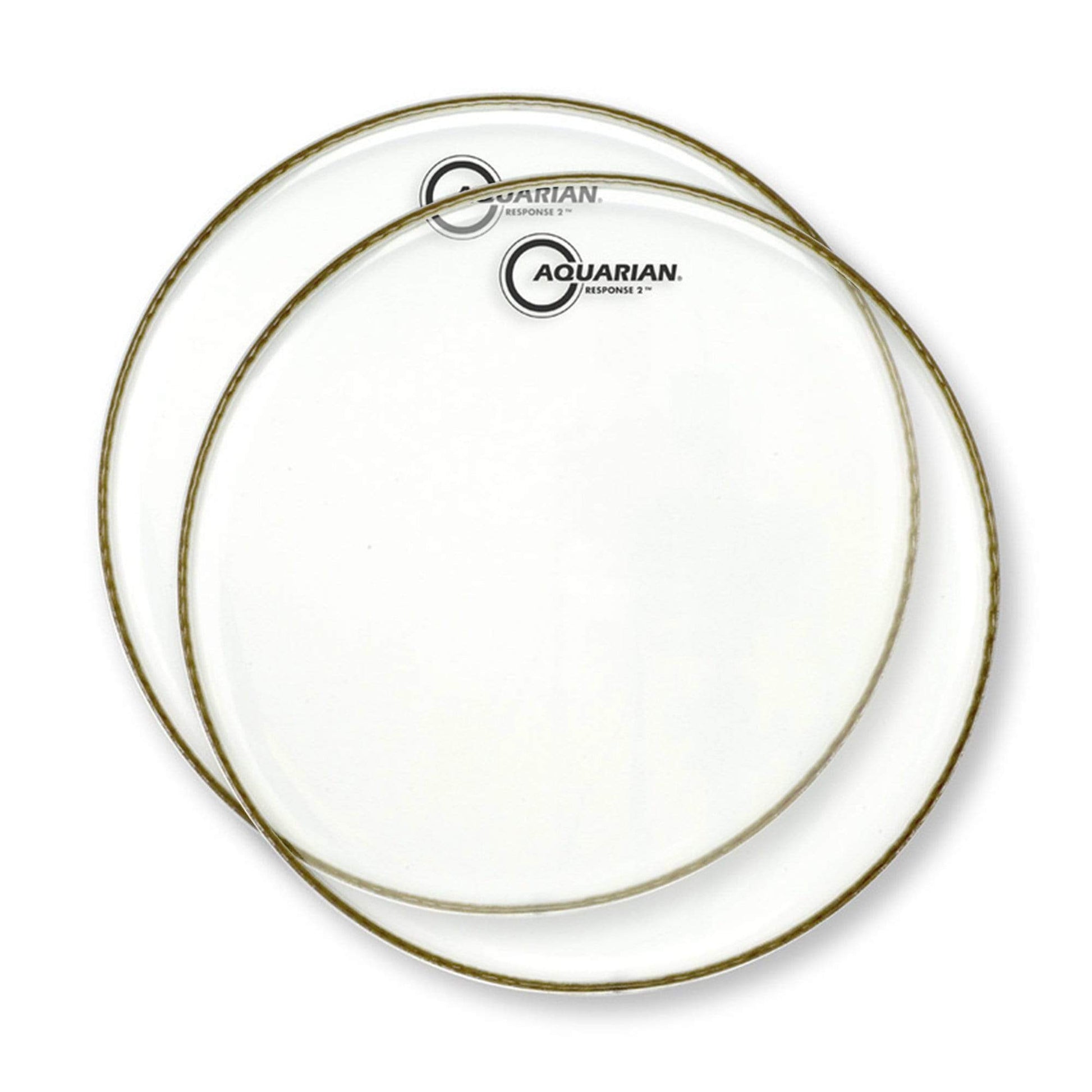 Aquarian 18" Response 2 Clear Batter Head (2 Pack Bundle) Drums and Percussion / Parts and Accessories / Heads