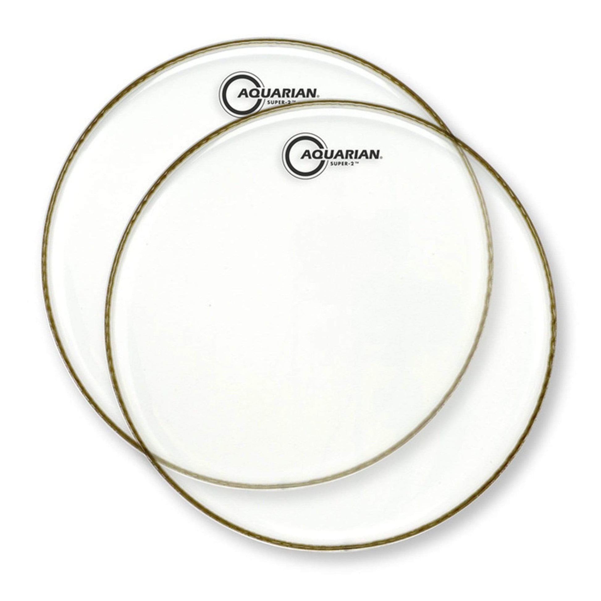 Aquarian 18" Super 2 Clear Batter Head (2 Pack Bundle) Drums and Percussion / Parts and Accessories / Heads