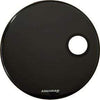 Aquarian 20" Regulator Black Bass Drumhead w/Hole Drums and Percussion / Parts and Accessories / Heads
