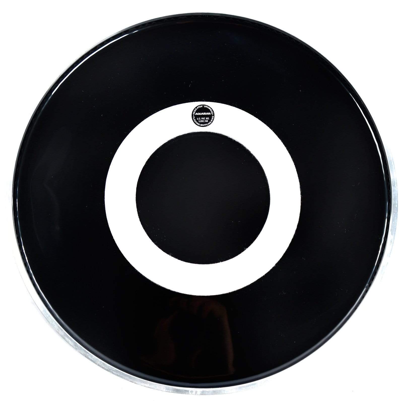 Aquarian 20" Regulator Full Black Drumhead Drums and Percussion / Parts and Accessories / Heads