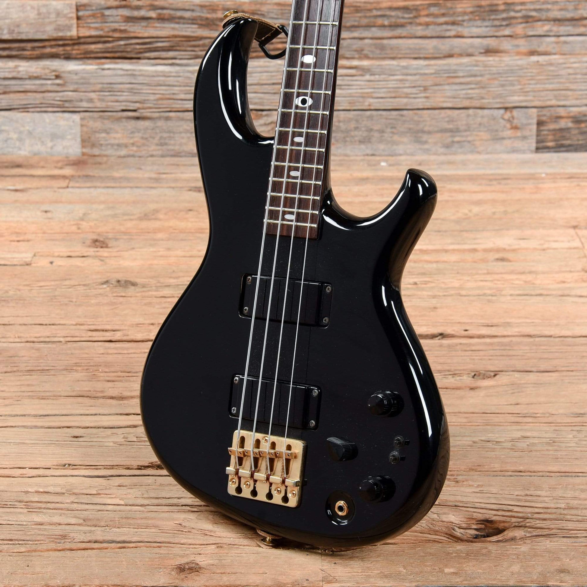 Aria SB Black 1980s Bass Guitars / Short Scale